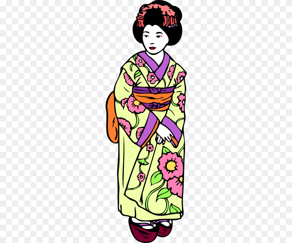 Japanese Cliparts, Formal Wear, Clothing, Dress, Robe Free Png Download