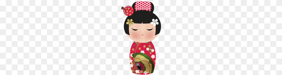 Japanese Doll Icon, Robe, Gown, Formal Wear, Fashion Png