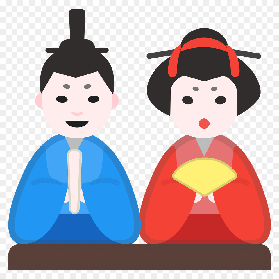 Japanese Dolls Emoji Clipart, Face, Head, Person, Baby Free Png