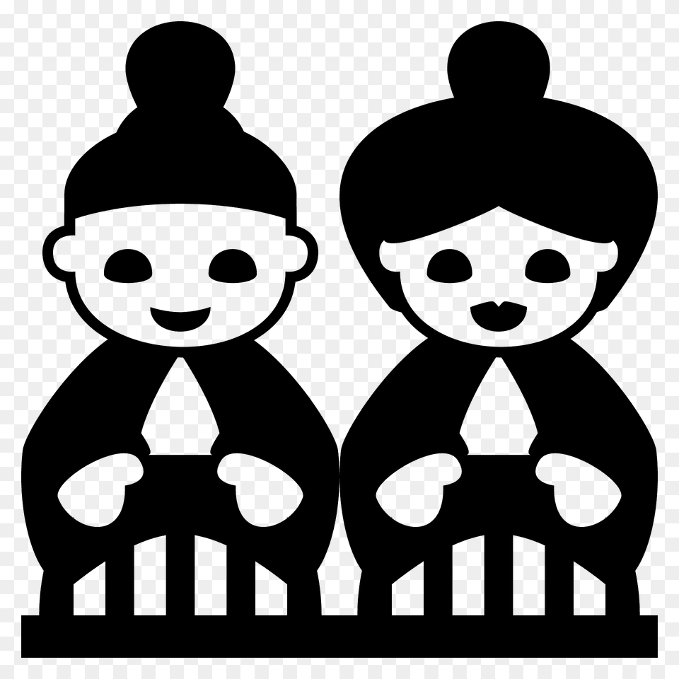 Japanese Dolls Emoji Clipart, Stencil, Face, Head, Person Png