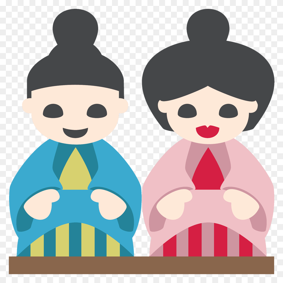 Japanese Dolls Emoji Clipart, Baby, Person, Face, Head Png Image