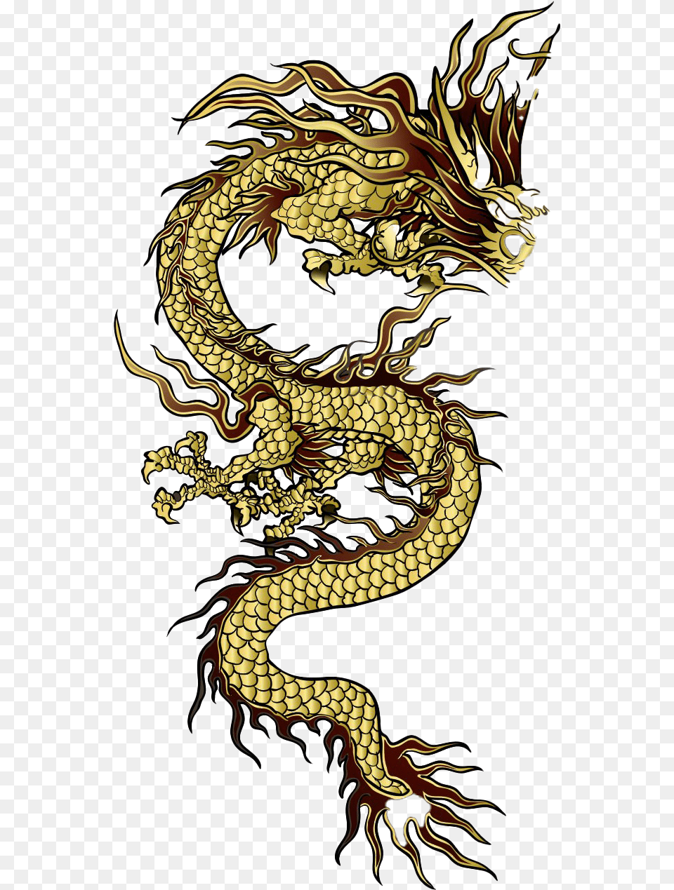 Japanese Dragon Transparent Asian Dragon Tattoo Design, Person Png