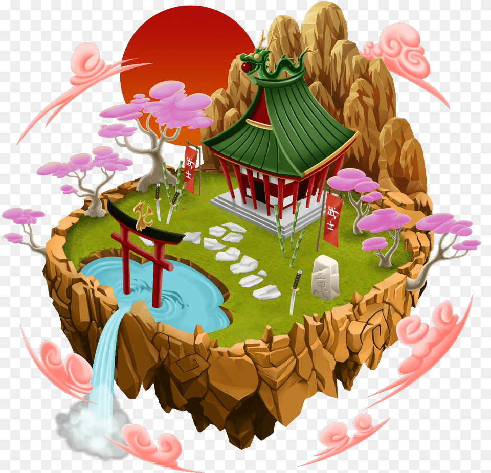 Japanese Dragon Transparent Mart Japanese Dragon Clipart, Birthday Cake, Cake, Cream, Dessert Png Image