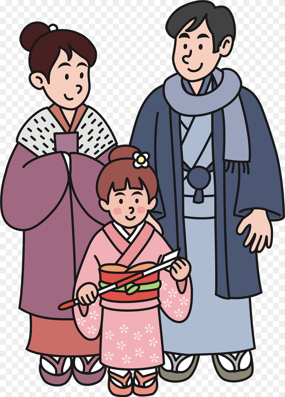 Japanese Family Clipart, Clothing, Dress, Fashion, Gown Free Transparent Png