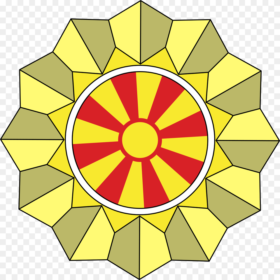 Japanese Family Crest Wheel, Machine Png