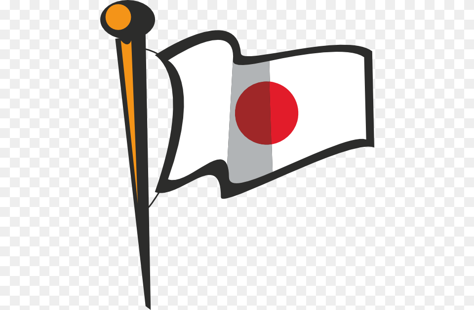 Japanese Flag Clipart Transparent Japan Flag, Japan Flag, Device, Grass, Lawn Png Image