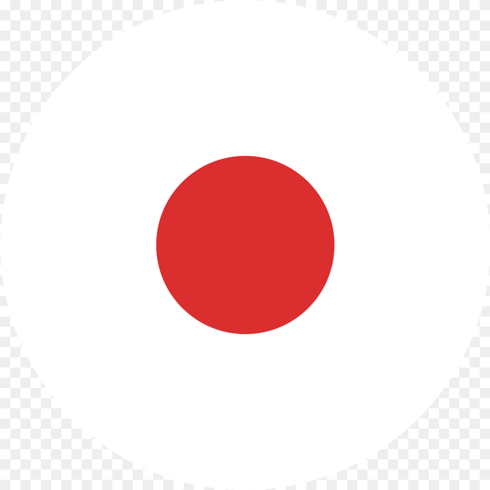 Japanese Flag Round Circle, Sphere, Disk Png