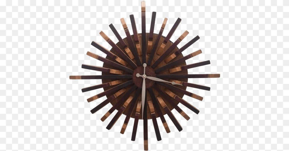 Japanese Flag With Rays, Clock, Wall Clock, Analog Clock, Wood Png