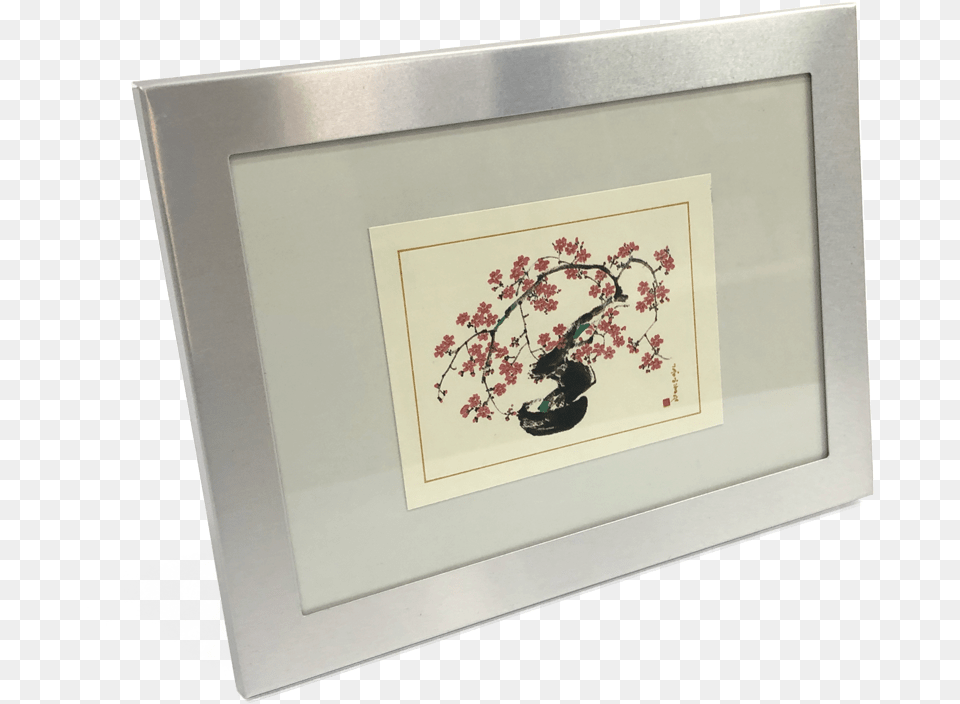 Japanese Floral Art Picture Frame, Flower, Plant Free Png