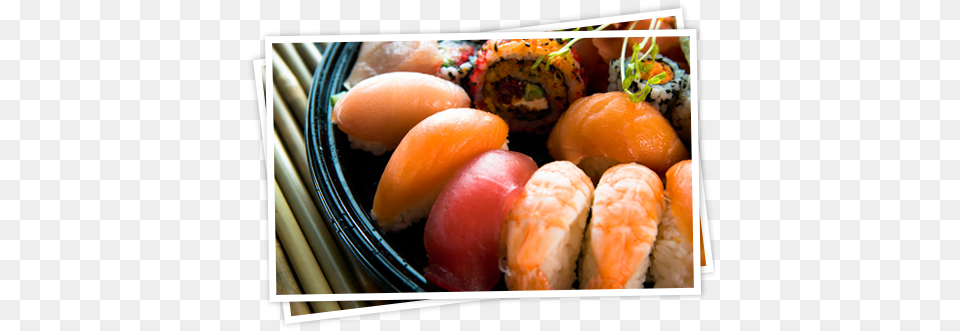 Japanese Food Poster Assortment Of Traditional Japanese Sushi On, Meal, Dish, Rice, Produce Png