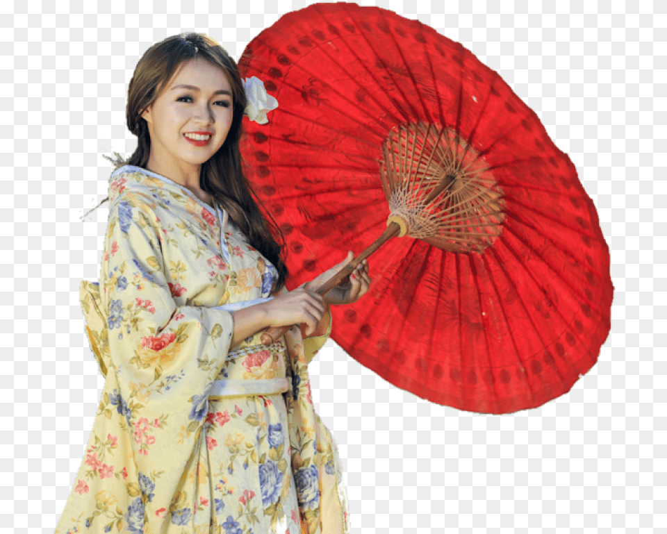 Japanese Girl Kimono, Formal Wear, Robe, Clothing, Dress Png Image