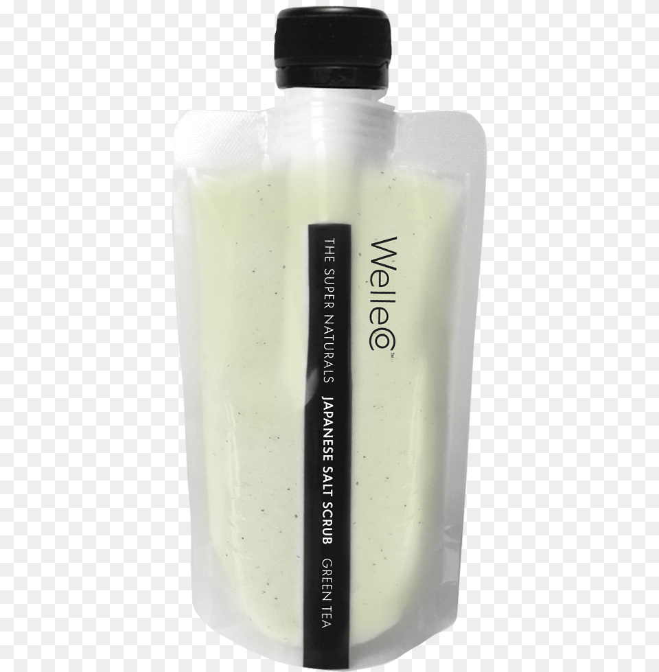 Japanese Green Tea Sea Salt Scrub In Clear Packaging Plastic Bottle Free Transparent Png