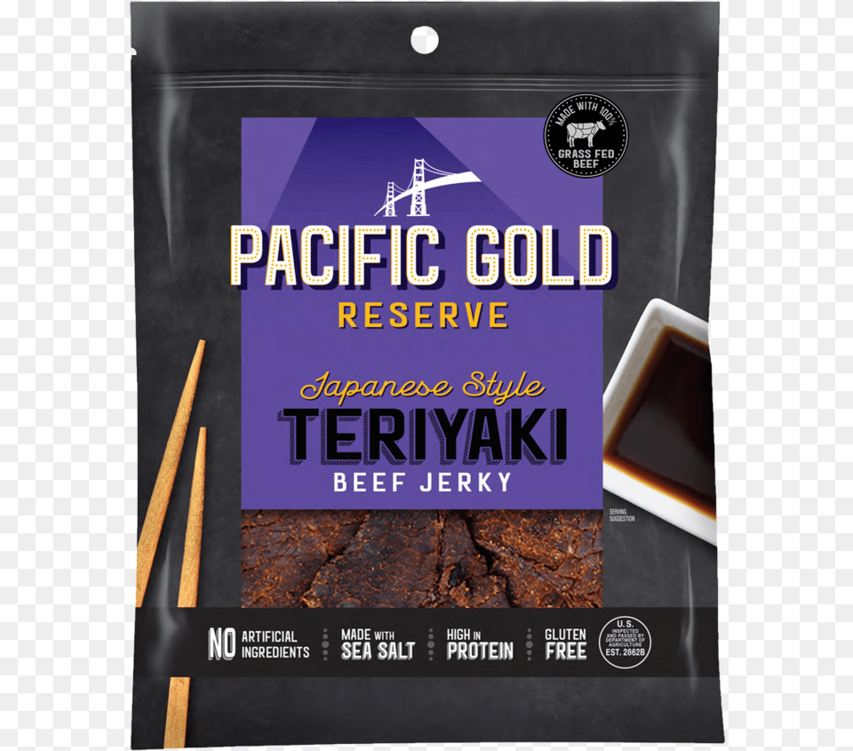 Japanese Jerky Pacific Gold Reserve Beef Jerky, Food, Sweets, Chocolate, Dessert Png
