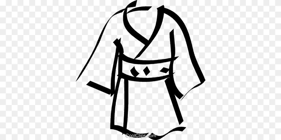 Japanese Kimono Royalty Vector Clip Art Illustration, Clothing, Dress, Fashion, Formal Wear Png