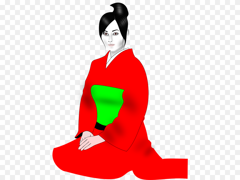 Japanese Kimono Woman Geisha Mode Beautiful Model Weight Loss In Japanese Method, Adult, Robe, Person, Gown Free Transparent Png