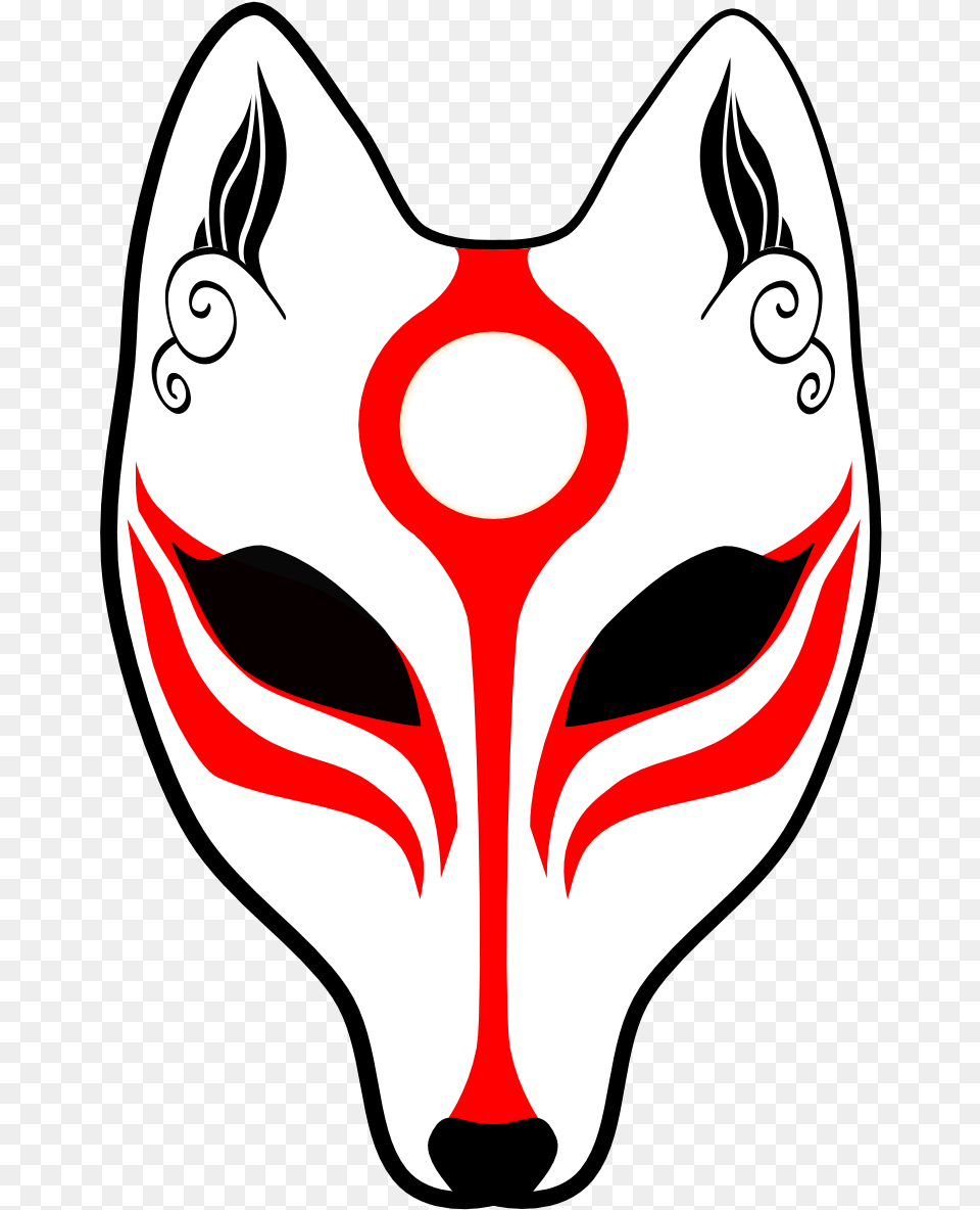 Japanese Kitsune Mask, Smoke Pipe Png Image