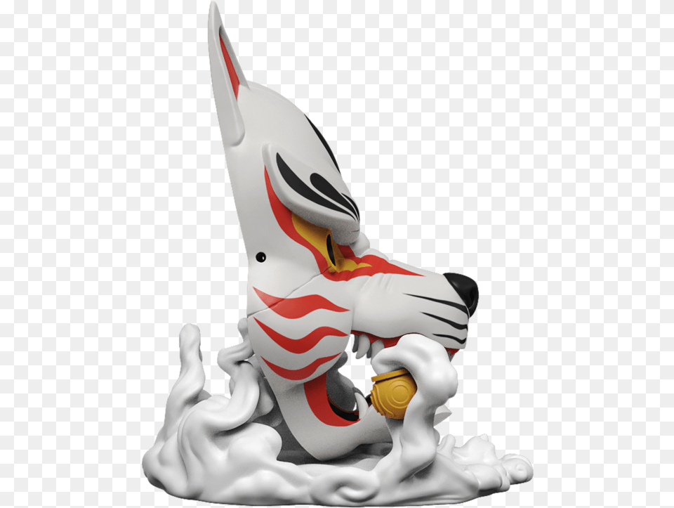 Japanese Kitsune Mask Profile View, Figurine, Baby, Person Free Png Download