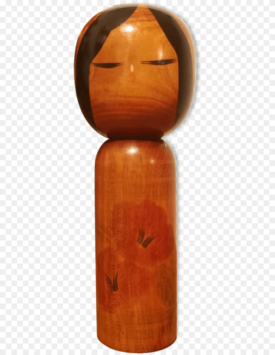 Japanese Kokeshi Doll 1960src Https Plywood, Pottery, Jar, Person, Face Free Transparent Png