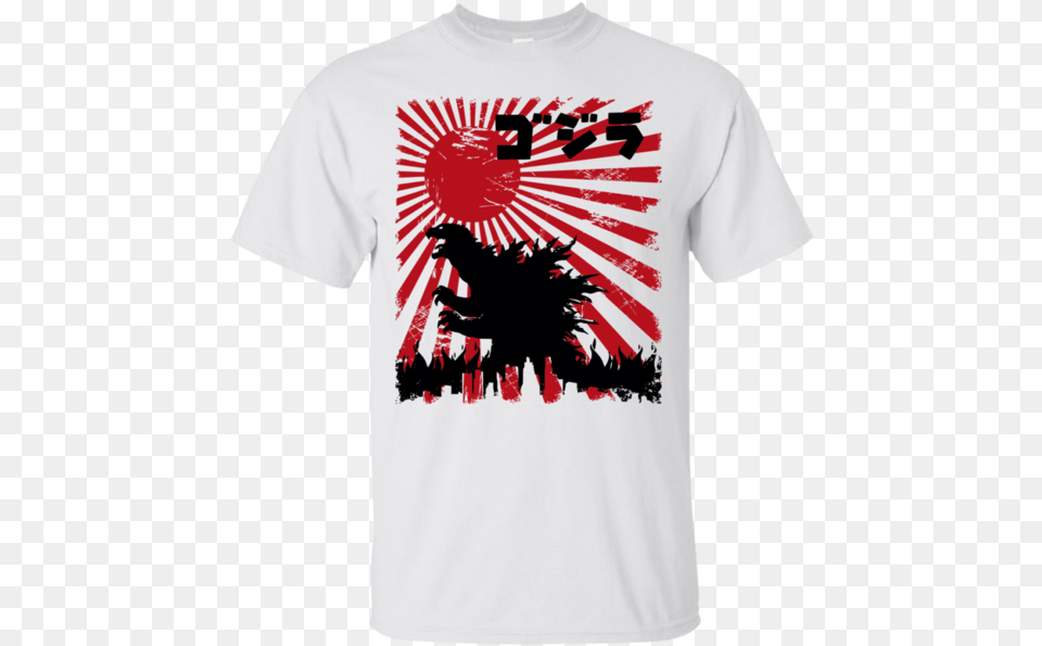 Japanese Monster Godzilla Shirt, Clothing, T-shirt Png Image