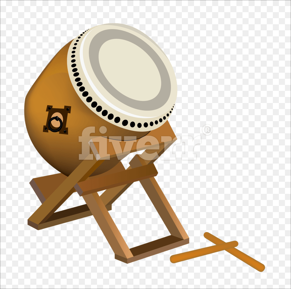 Japanese Musical Instruments Taiko, Drum, Musical Instrument, Percussion, Kettledrum Free Png Download