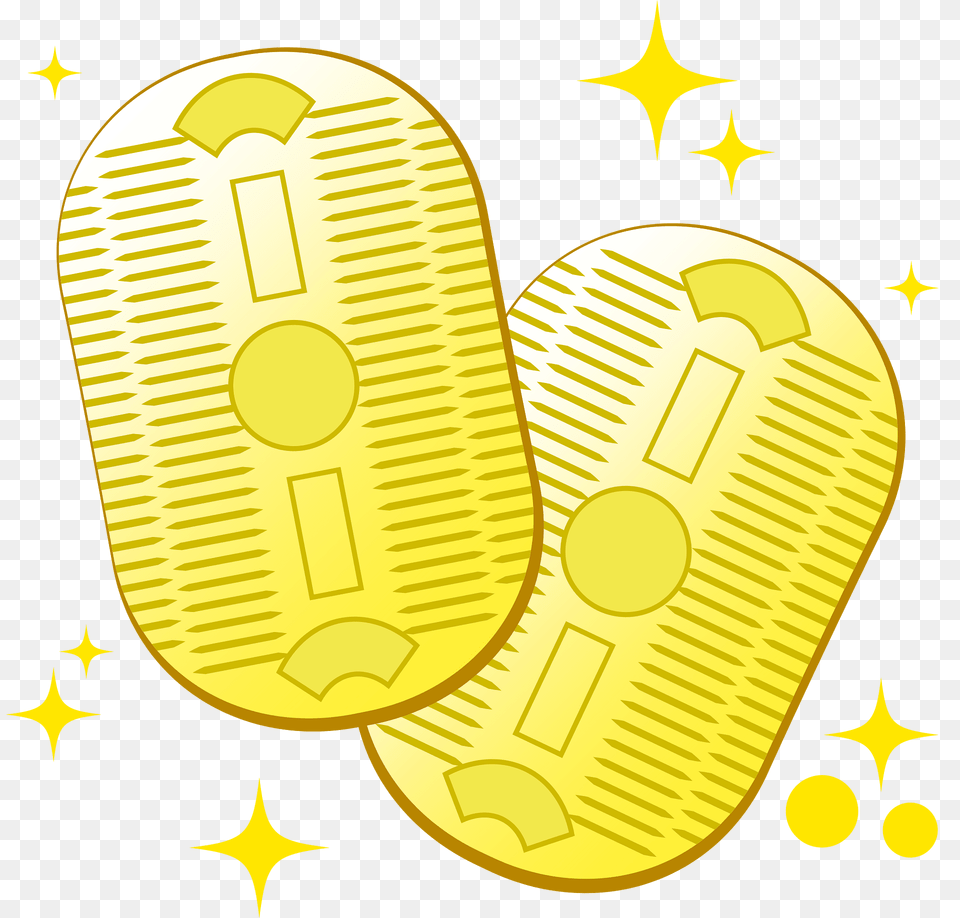 Japanese Oval Gold Coins Clipart Png Image