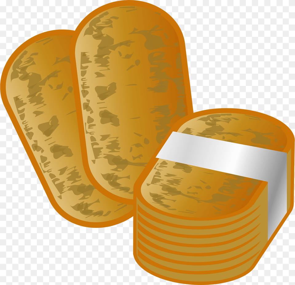 Japanese Oval Gold Coins Clipart, Face, Head, Person, Food Png Image
