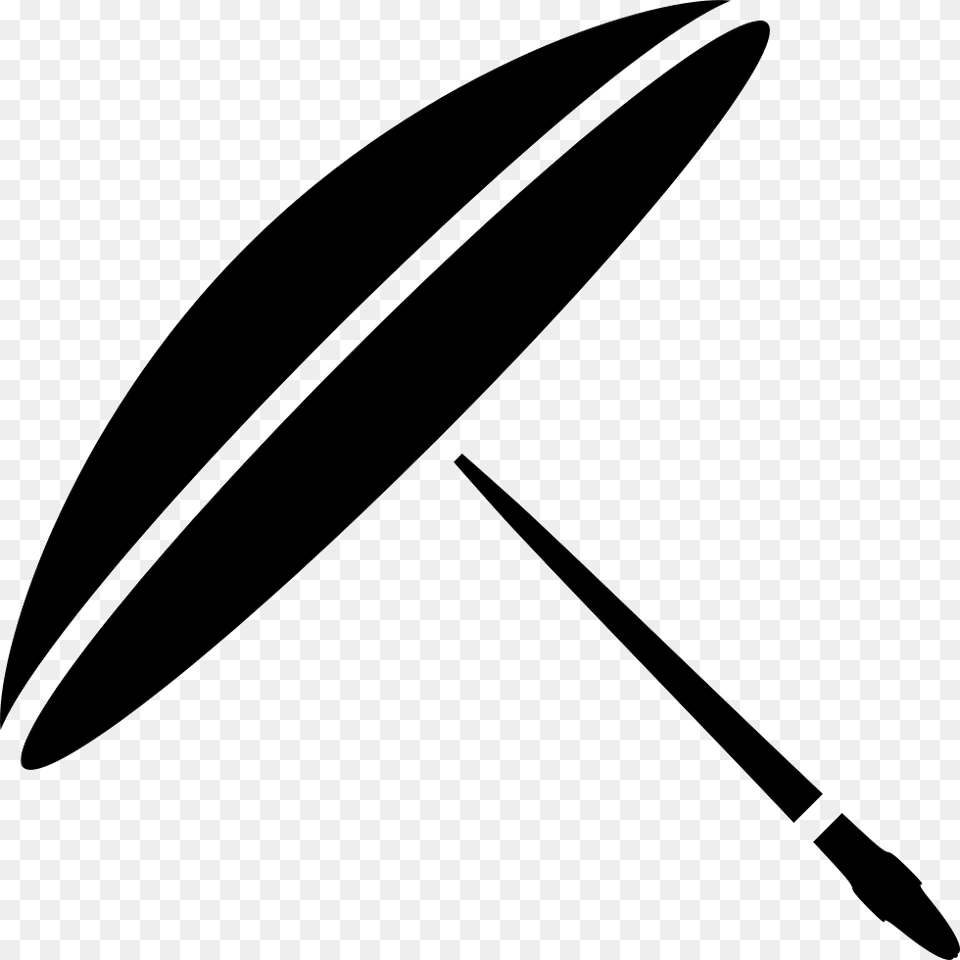 Japanese Paper Umbrella Lance, Blade, Dagger, Knife, Weapon Free Png Download