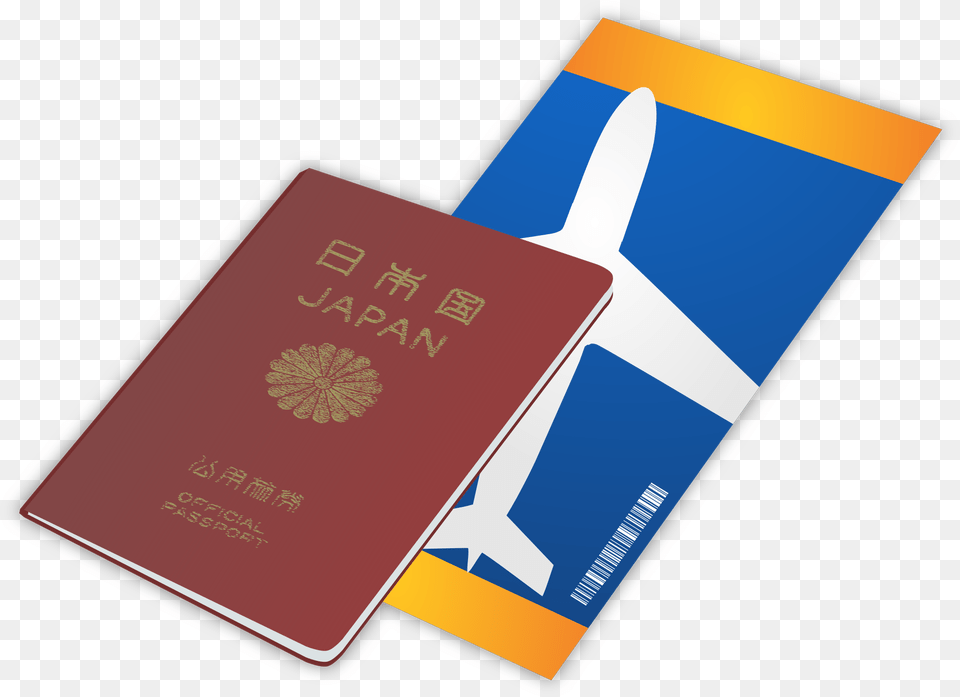 Japanese Passport And Ticket Clip Arts, Text, Document, Id Cards Free Png Download