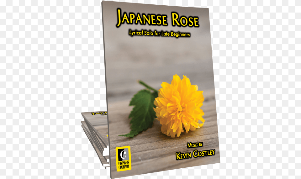 Japanese Rose Lead Sheet, Flower, Plant, Dahlia, Advertisement Free Png