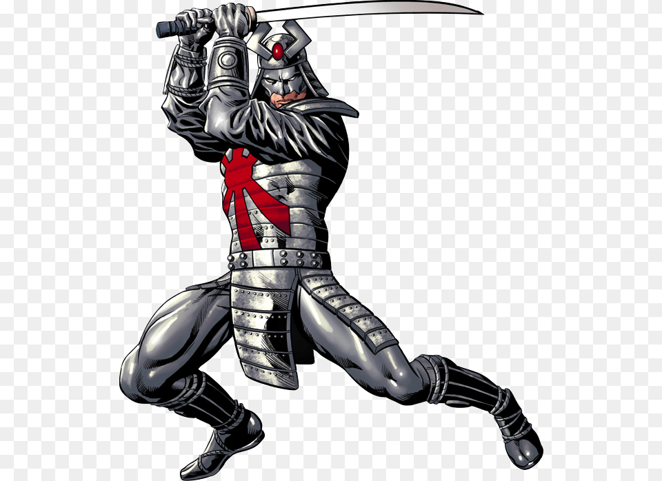 Japanese Samurai Transparent Silver Samurai Comics, Person Png