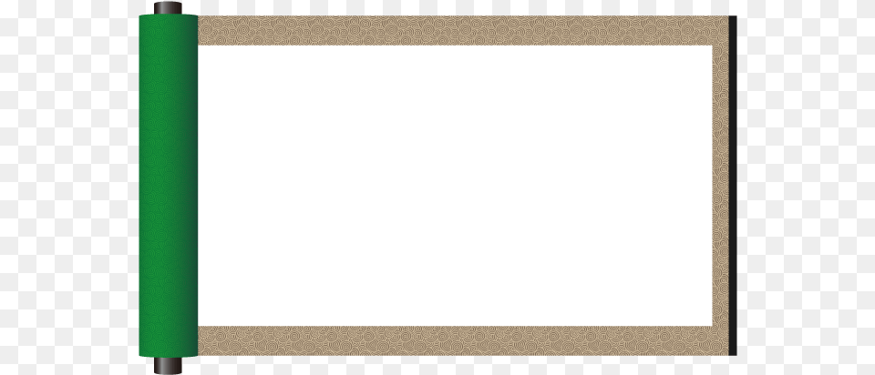 Japanese Scroll 1 Projection Screen, Page, Text, White Board Free Png Download