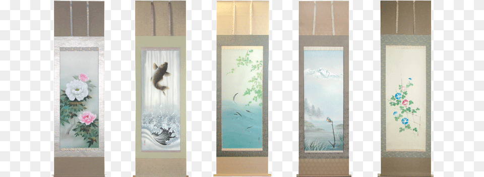 Japanese Scroll, Art, Painting, Door, Home Decor Free Png
