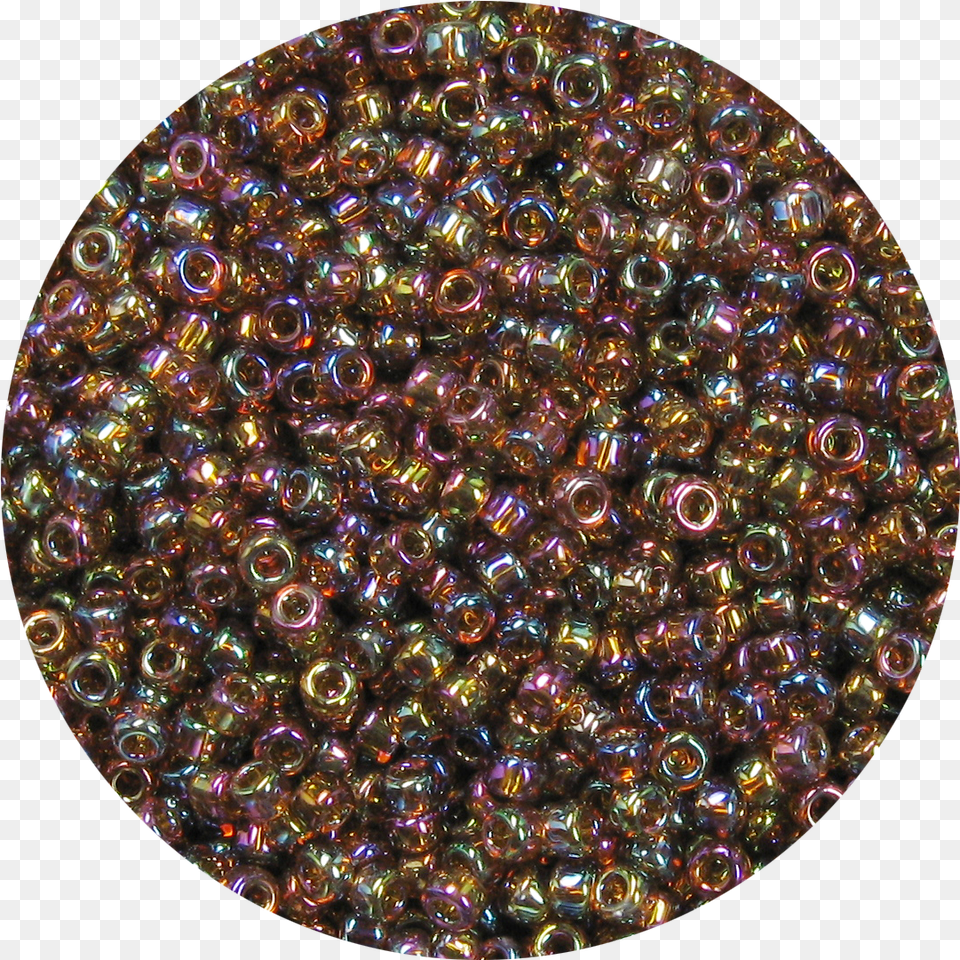 Japanese Seed Bead Transparent Dark Smoke Topaz Ab 257 Circle, Accessories, Sphere, Gemstone, Jewelry Png