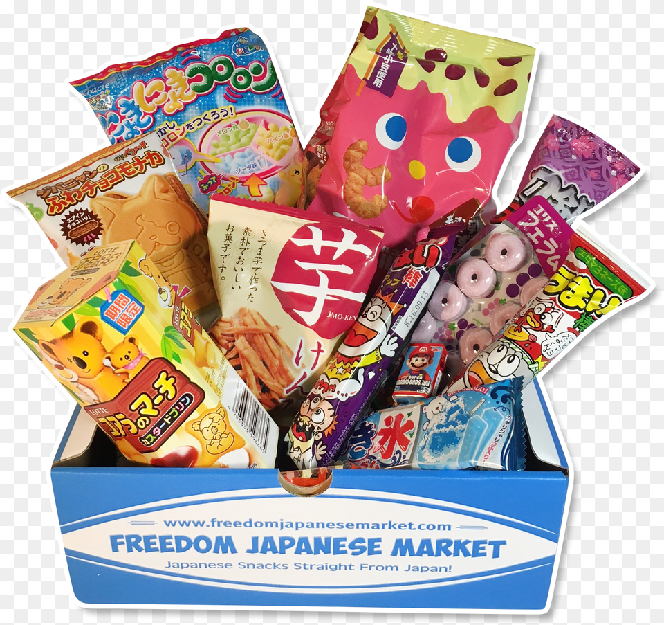Japanese Snacks And Candy From Freedom Japanese Market Japanese Snacks, Food, Snack, Sweets, Tape Free Png Download