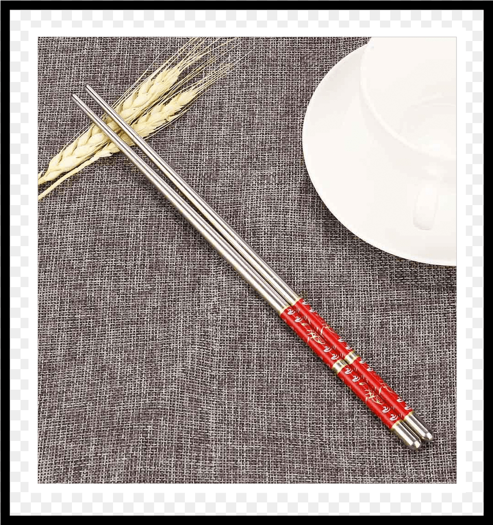 Japanese Steel Chopsticks Pair Placemat, Food, Baton, Stick Free Png