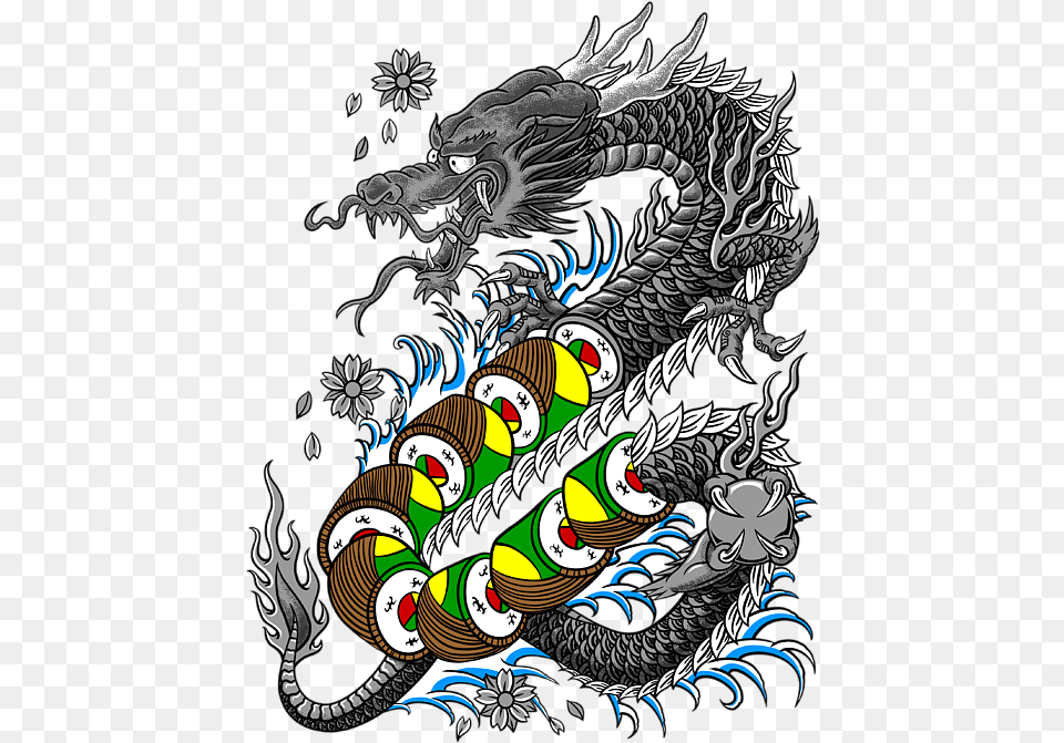 Japanese Style Japanese Dragon, Person Free Png