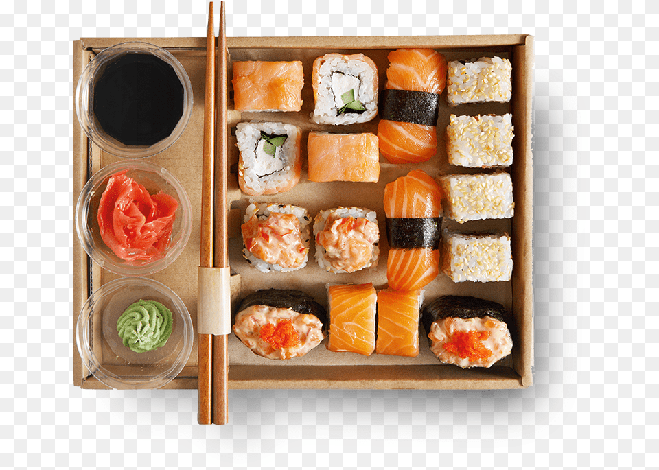 Japanese Sushi Plate Sushi Packages Cool, Meal, Dish, Food, Lunch Free Png