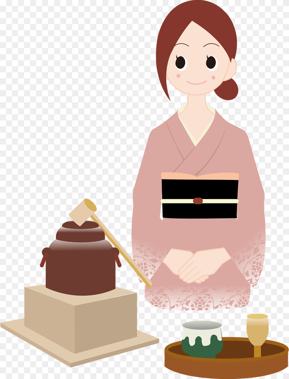 Japanese Tea Ceremony Clipart, Clothing, Gown, Formal Wear, Fashion Png
