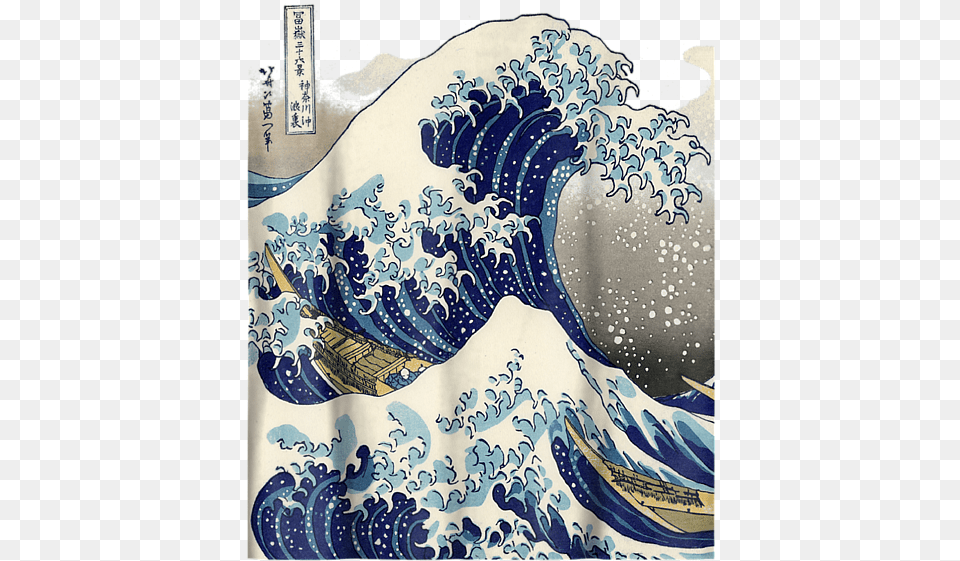 Japanese Waves, Sea, Outdoors, Nature, Water Free Png