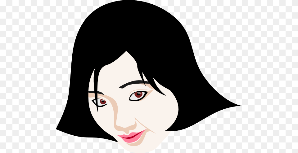 Japanese Woman Clip Art, Adult, Person, Female, Stencil Png Image