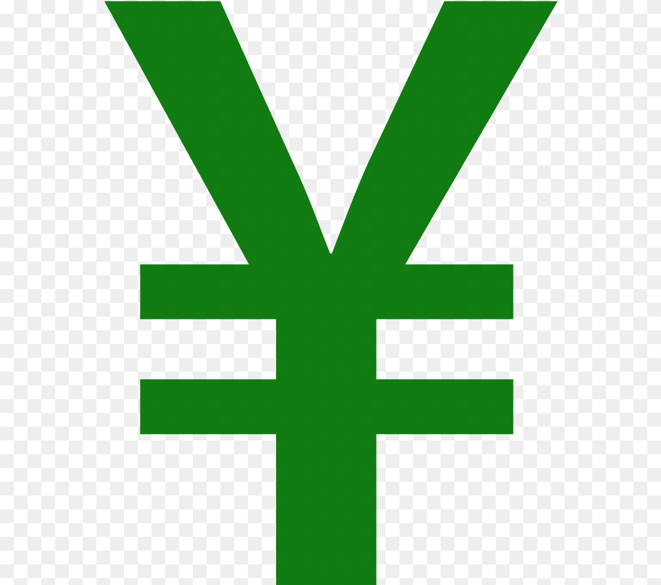 Japanese Yen Symbol Japanese Yen, Green, Logo Png Image