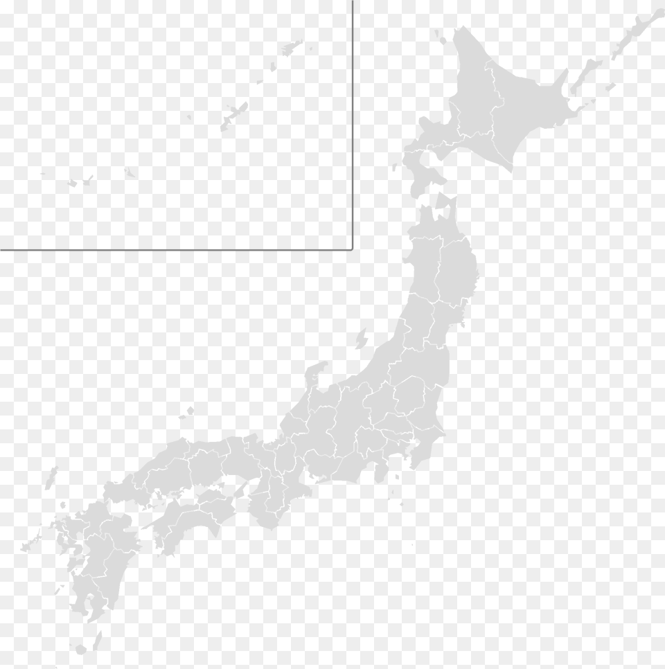 Japangrey Borders Japan Race Tracks Map, Plot, Chart, Land, Nature Free Png Download