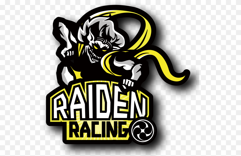Japanquots First Professional Drone Racing Team Quotraiden Drone Racing Team Logo, Advertisement, Poster, Body Part, Hand Free Png