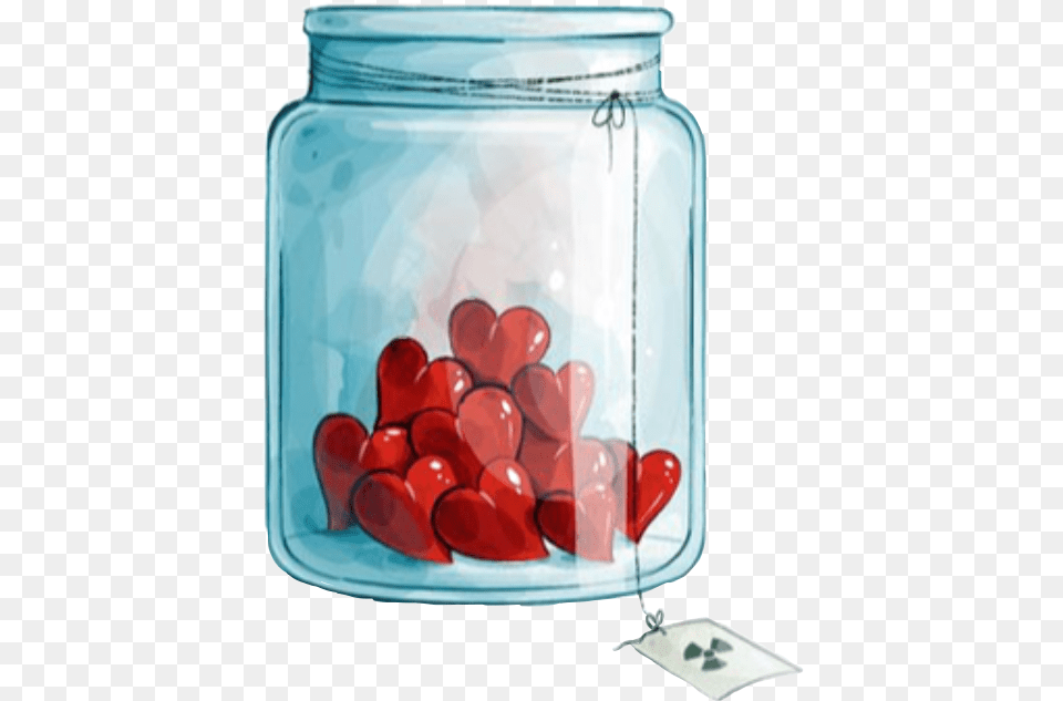 Jar Hearts Caution Love Sticker By Nessa Coronado Jar Of Hearts Illustration Free Png