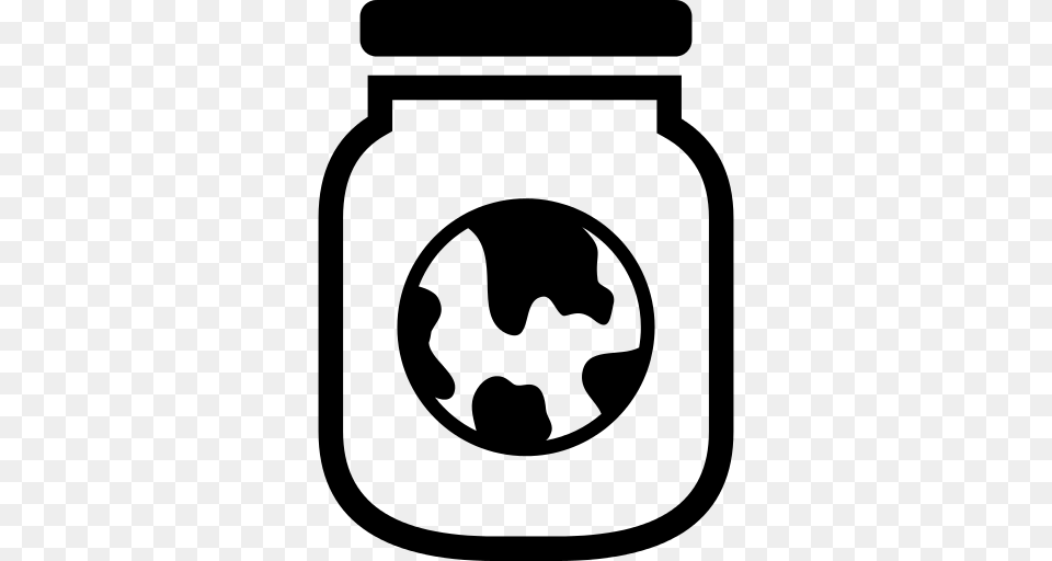 Jar Icon, Gray Free Transparent Png