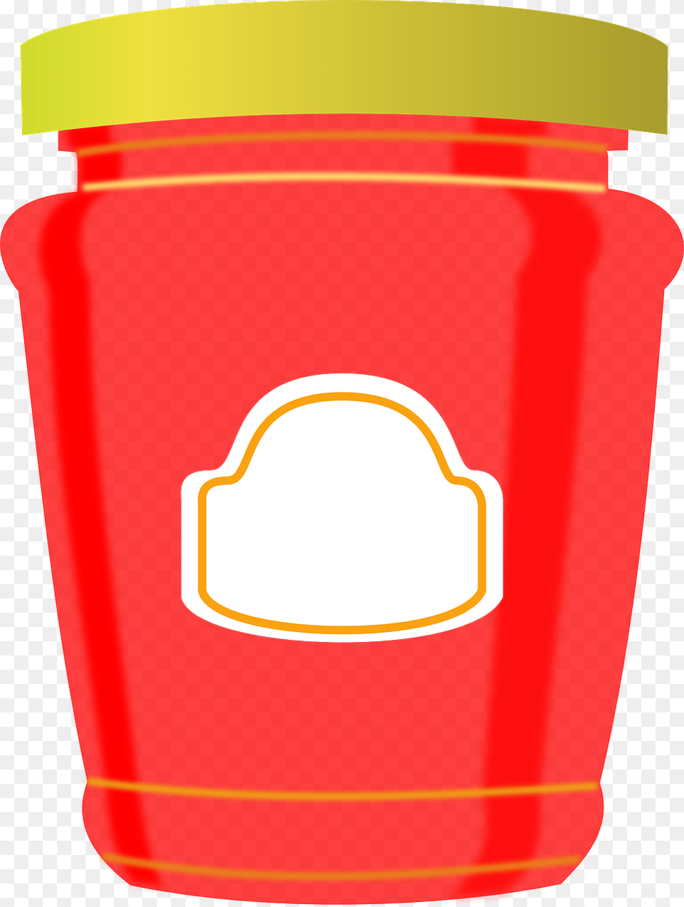 Jar Jam Jelly Plain Food Breakfast French Glass Free Transparent Png