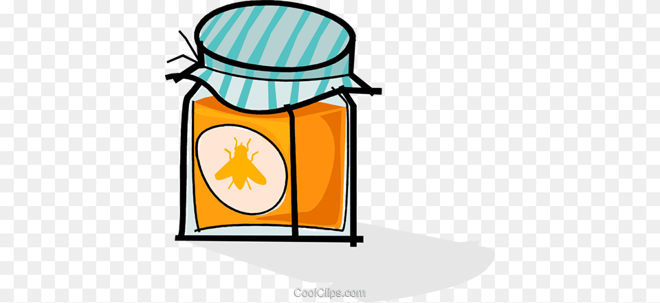 Jar Of Honey Royalty Vector Clip Art Illustration, Food, Jam Free Png