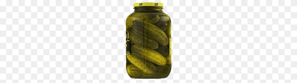 Jar Of Whole Pickles Gherkins, Food, Pickle, Relish, Ammunition Free Png Download