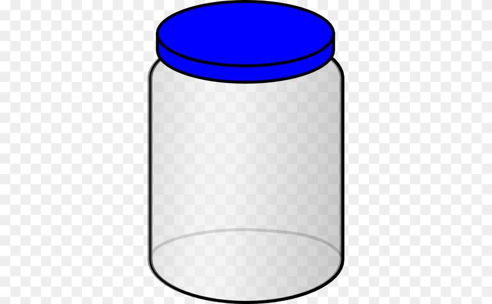 Jar With Blue Lid Clip Art, Bottle, Shaker Png Image