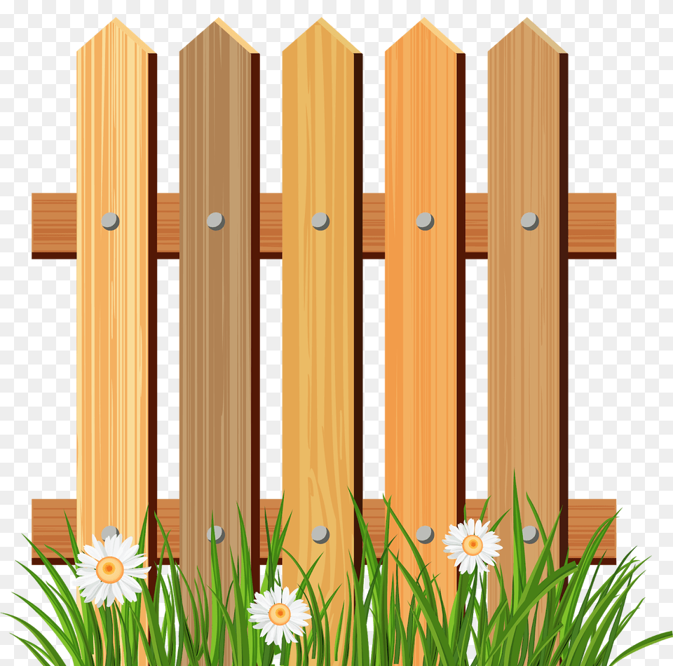 Jardim Grama Carrinho De Flores, Fence, Picket, Nature, Outdoors Free Png Download